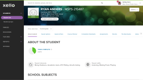 A student's profile in Xello open to the About student tab.